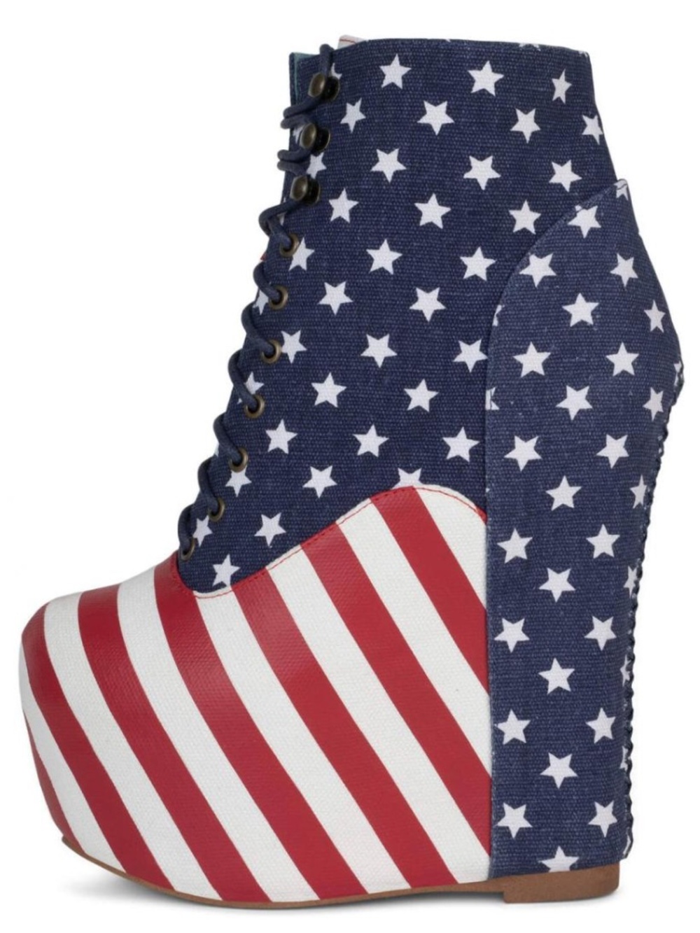 ISO🌟 JEFFREY CAMPBELL DAMSEL STARS AND STRIPES